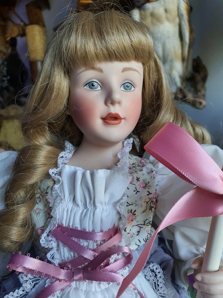 porselen bebek damgalı sertifikalı vintage - 10