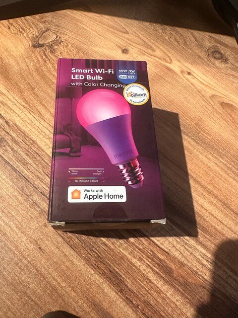 Meross MSL120 Akıllı Wi-Fi RGB LED Ampul E27 Apple Home Uyumlu