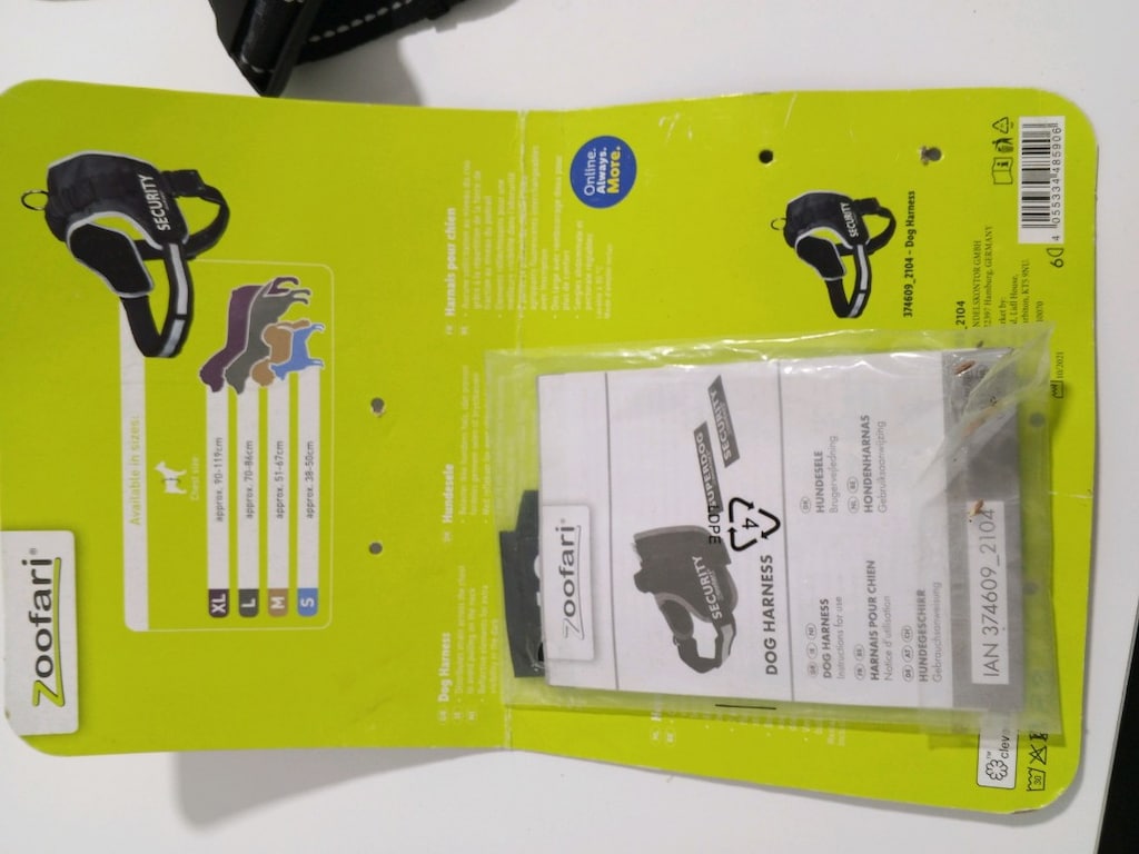 XL ZOOFARİ KÖPEK GÖGÜS TASMASI - 4