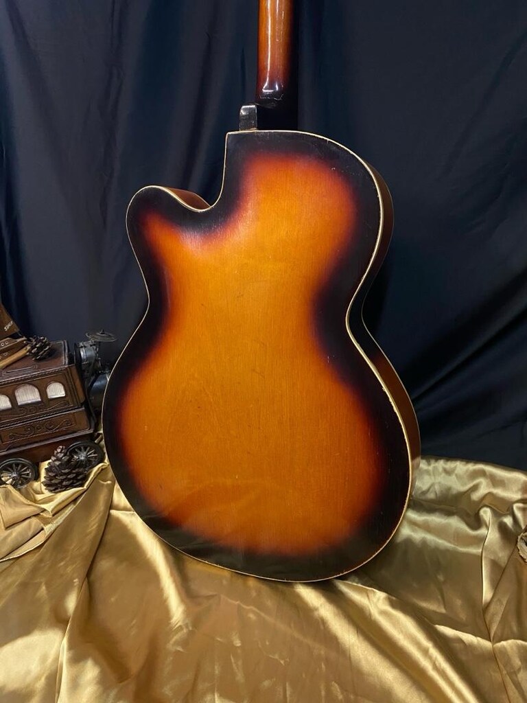 EKO Jazz Archtop 100 Elektro Akustik Gitar - 8