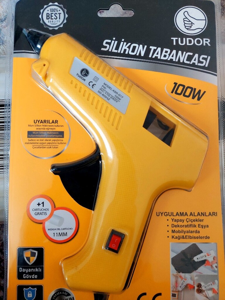 100 WATT SICAK SİLİKON TABANCASI YANINDA 1 KİLO SİLİKON İLE BİRLİKTE - 3