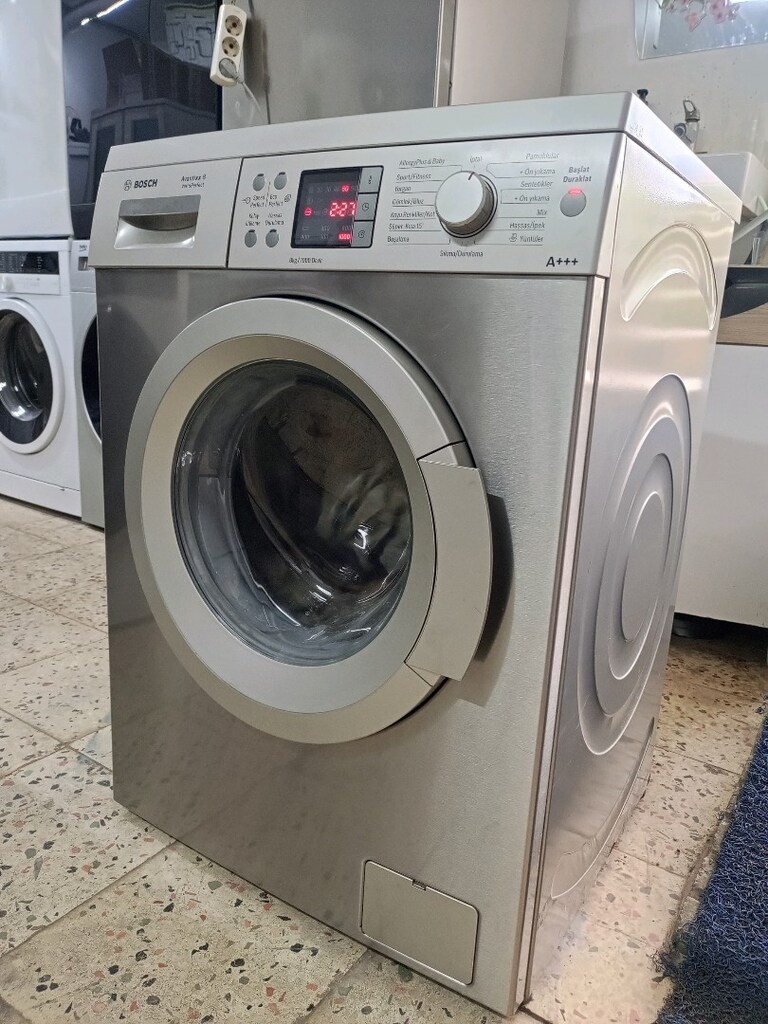 8 kg 1000 devir inox çamaşır makinası - 5
