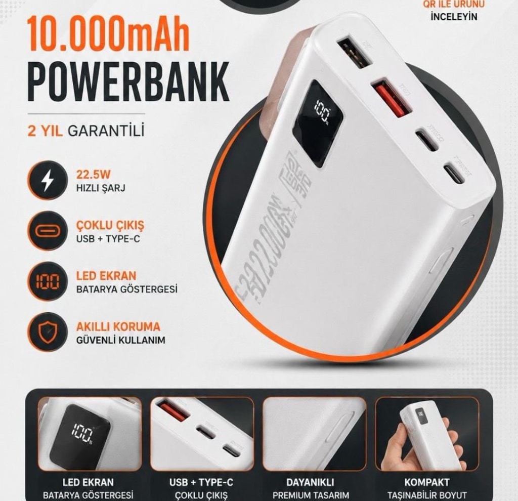 10.000’LİK POWERBANK