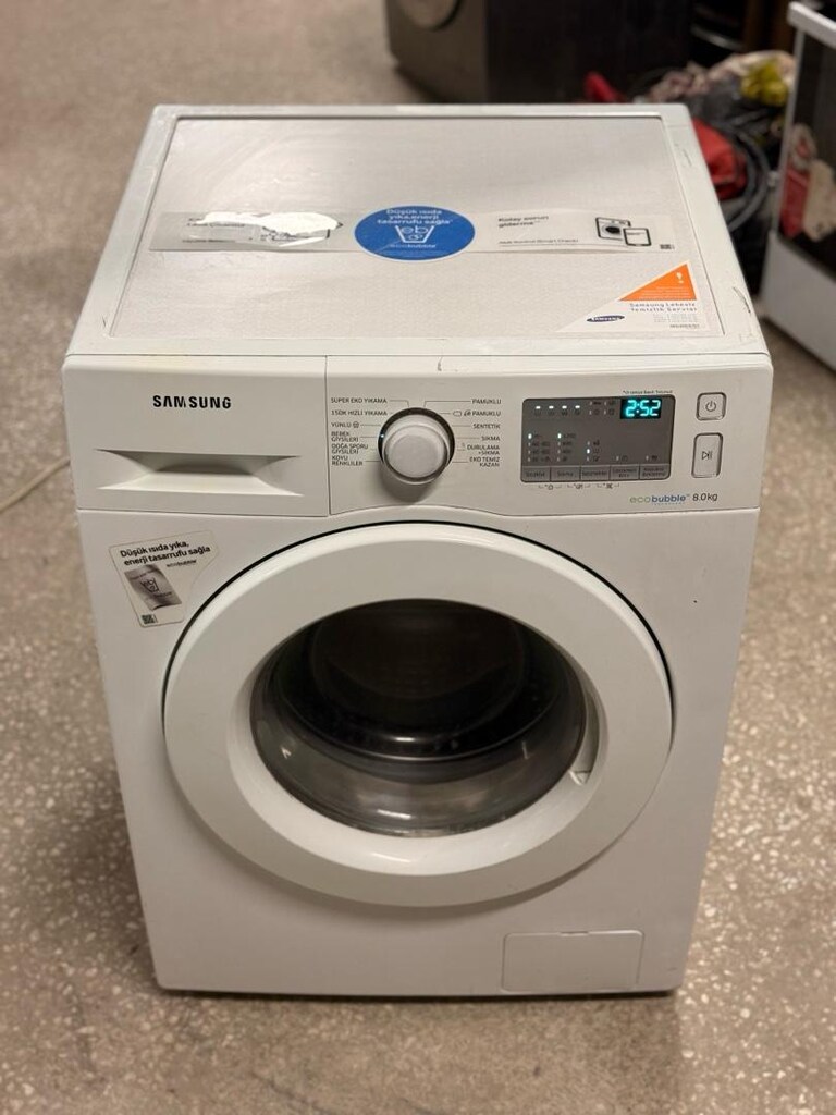 SAMSUNG 8KG ÇAMAŞIR MAKİNESİ HATASIZ SORUNSUZ GARANTİLİ - 4