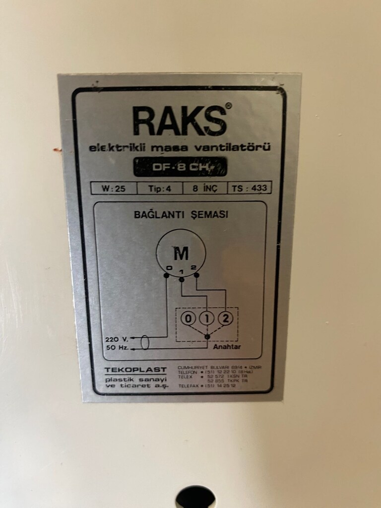 RAKS MINI RETRO VANTİLATOR - 5