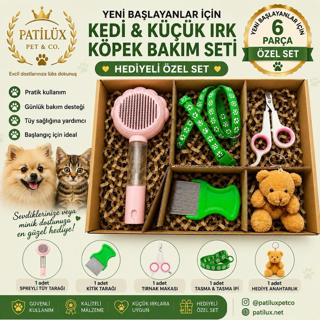 Kedi ve Küçük ırk köpek başlangıç Seti - 6