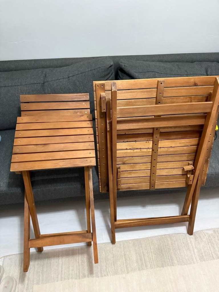 Katlanır ahşap masa - 2