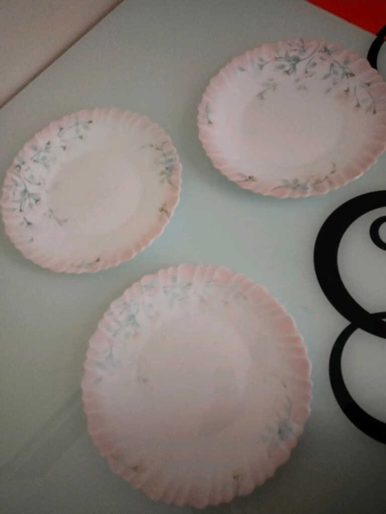 Pembe Opal Servis tabak Seti - 12