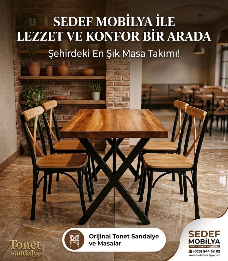 Lokanta Restoran Sandalye Masa Takımı