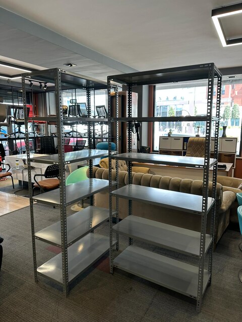 KLAS OFİS ÜSKÜDAR 200x93x43 GRİ METAL RAF İKİNCİ EL