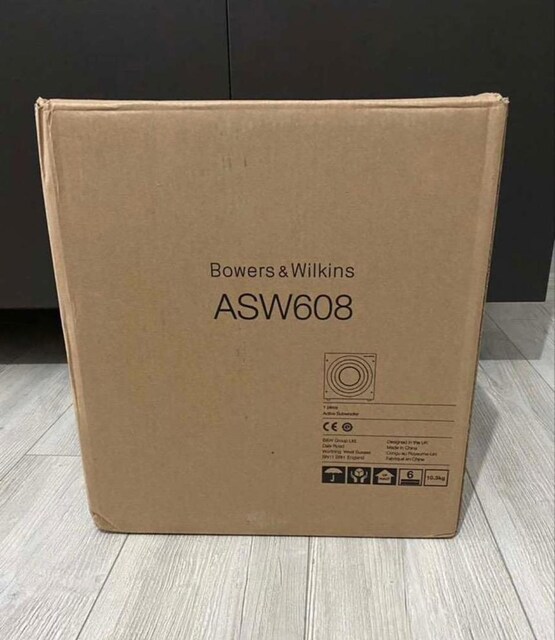 Bowers&Wilkins ASW 608 Siyah Subwoofer
