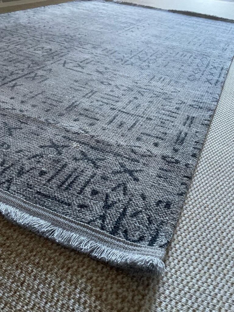Gri siyah Halı 120x180 - 3