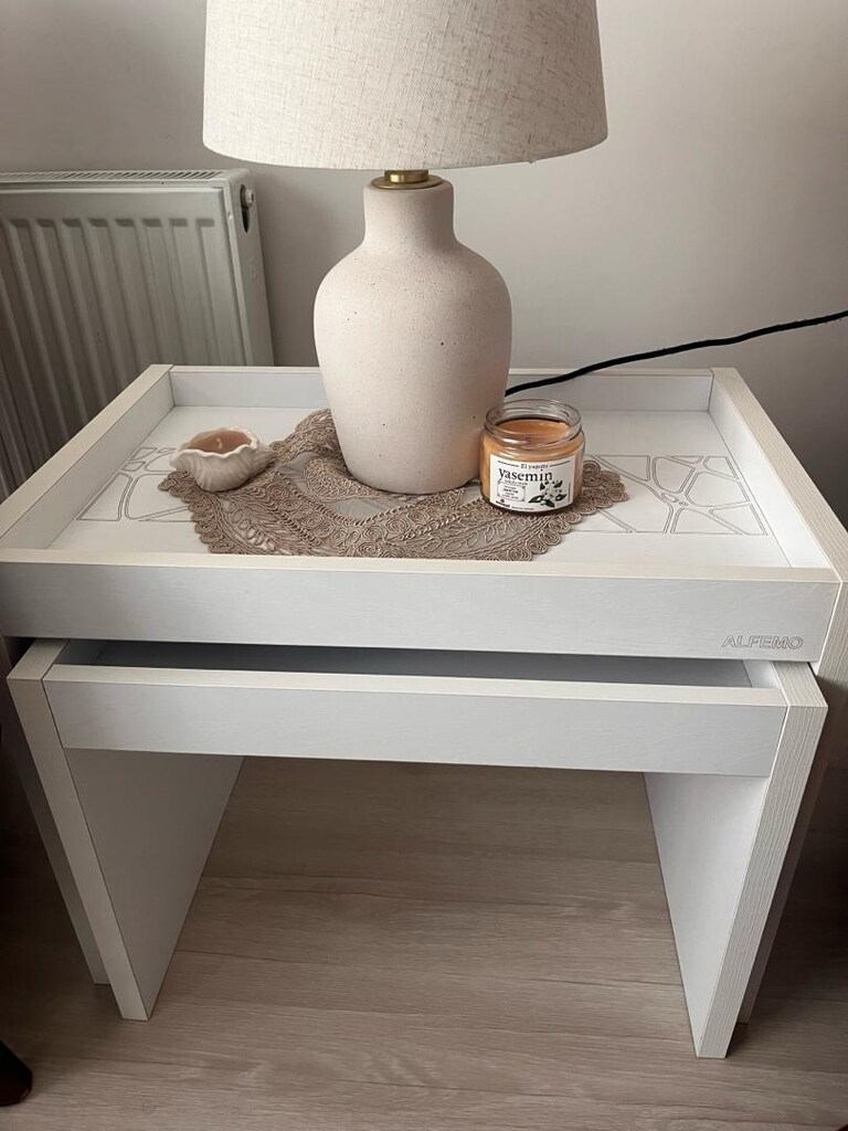 orta sehpa, yan sehpa, tv ünitesi, yemek masası, 6 sandalye