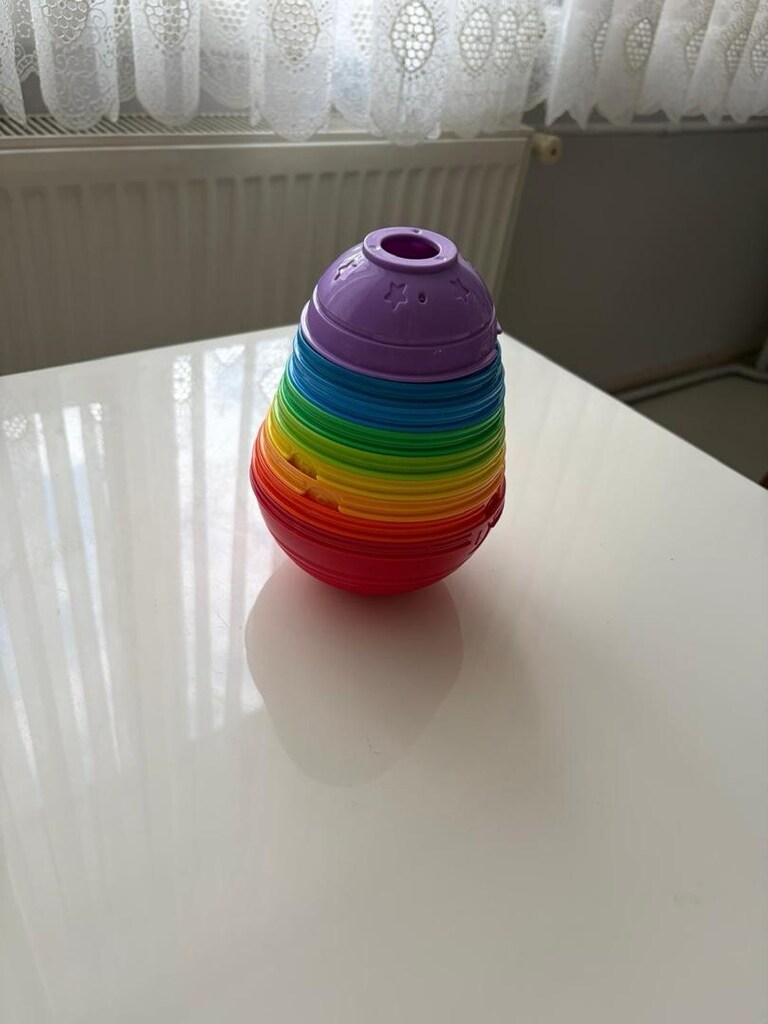 Fisher-Price Numaralı ve Sevimli Yüz Temalı Renkli Plastik Kaplar - 3