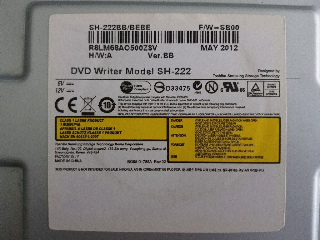 Samsung DVD-ROM (SH-222) - 6