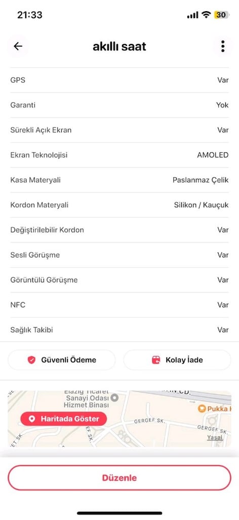 Awax Akıllı Saat - 6