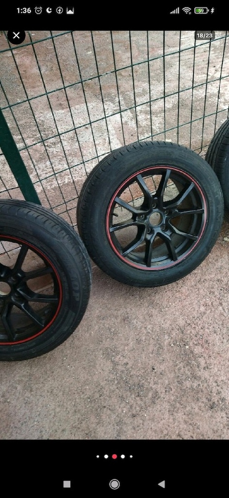 İCON ÇELİK JANT LASTİK 5X114.3 DUNLOP 2021 yazlık lastik temiz - 3