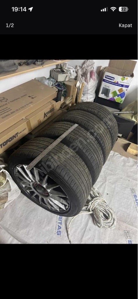 oz jant 5x112 lastik 225 45 17 - 2