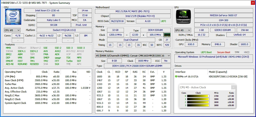 MSI Z170A PC MATE SIFIR Gibi LGA 1151 Soket Anakart - 11
