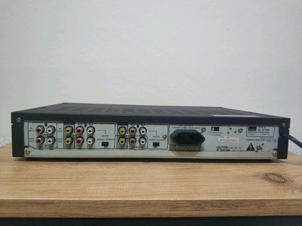 SANSUİ S-G750 STEREO EKOLAYZER - 6