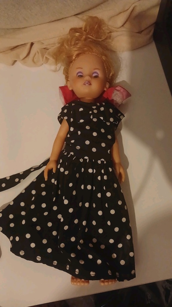 Puantiyeli Elbiseli Şık Bebek - 3