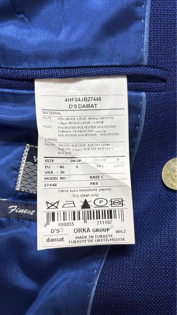 Mavi Blazer Ceket - DS Damat - 2
