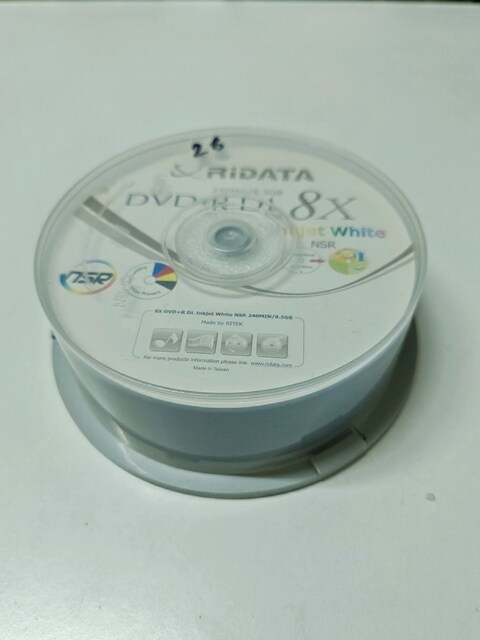 sıfır 26 tane boş dvd 8.5 gb