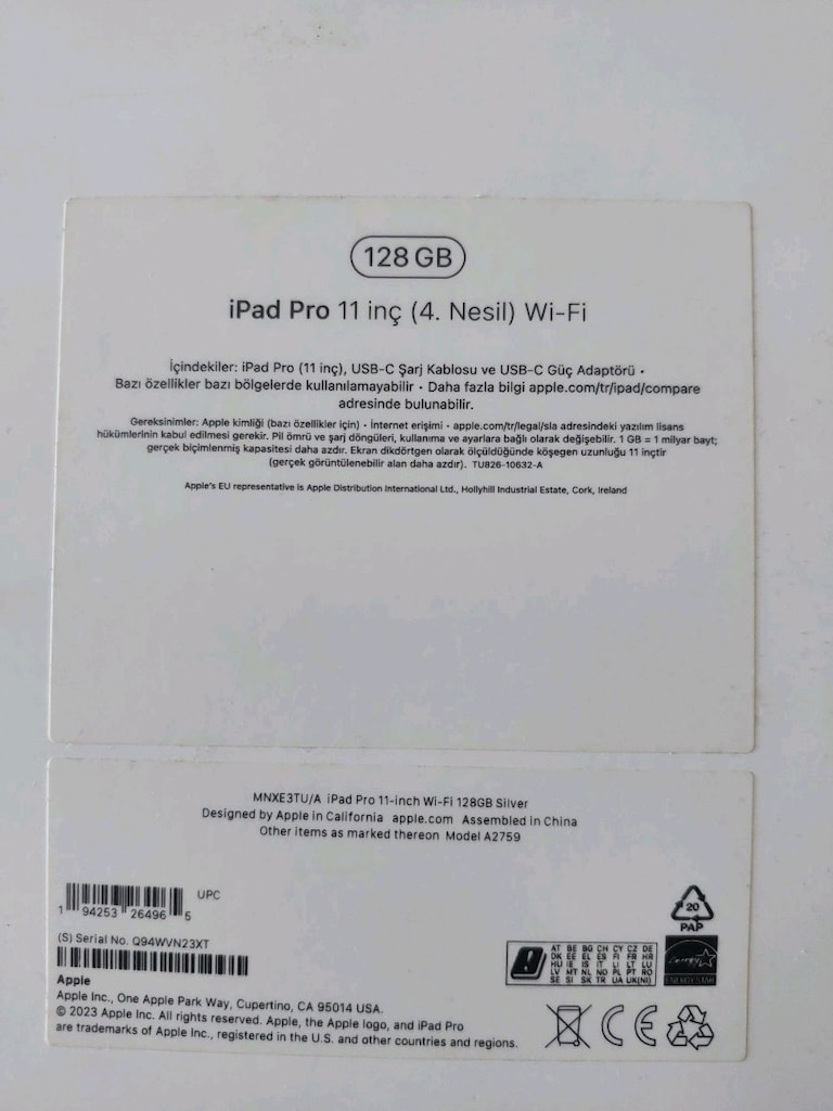 Az Kullanılmış iPad Pro 4. Nesil (128 GB) + Sihirli Klavye ve Kalem Se - 4