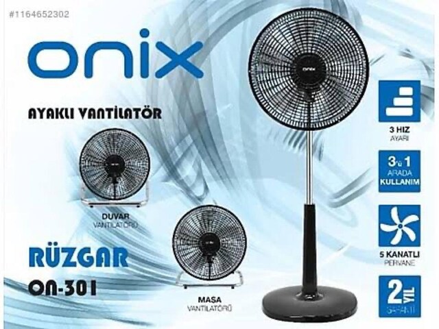 Onix Sanayi Tipi Vantilatör 100W