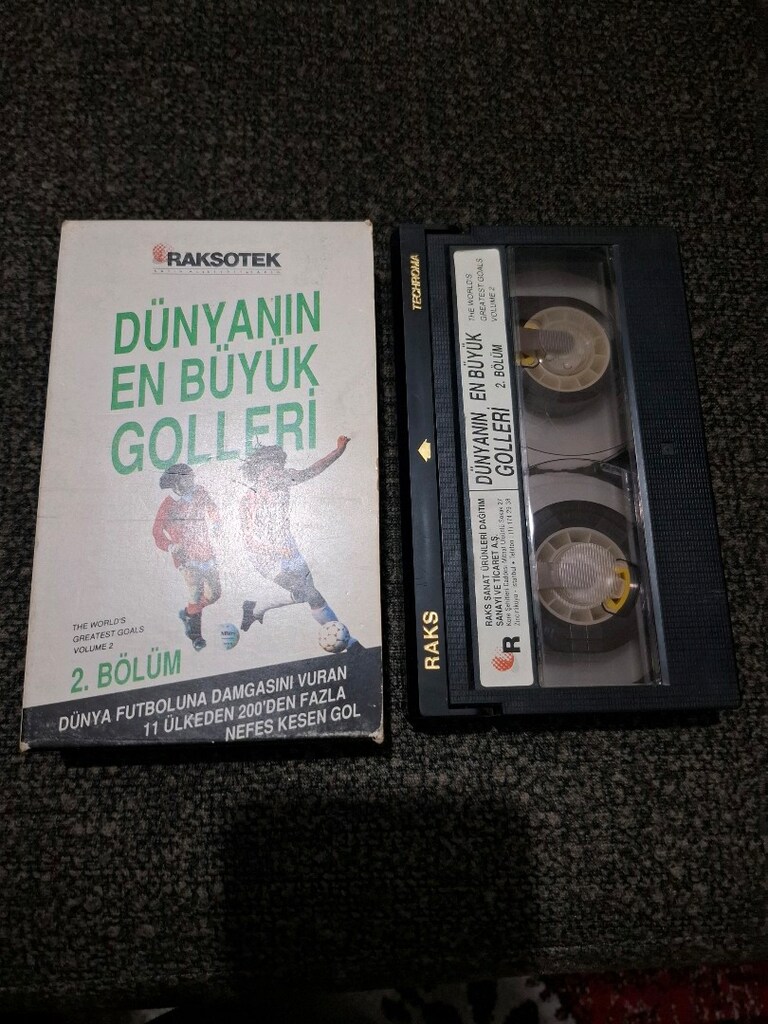Dünyanın en büyük golleri vhs video kaset - 2
