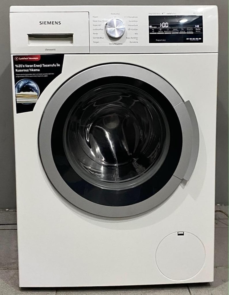 SİEMENS 9 KG A+++ ÇAMAŞIR MAKİNESİ 1200 DEVİR HEMEN TESLİM - 3