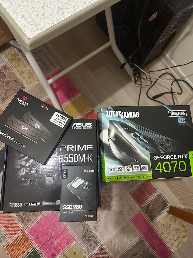 RTX 4070 12GB - Ryzen 5 5600 - 1TB M2 SSD - 16GB RAM Garantili - 4