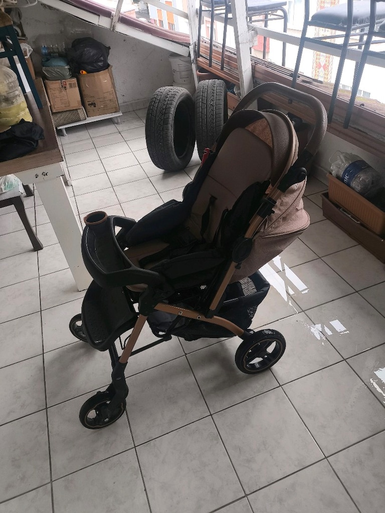 lux çift yönlü Bebek Arabası - 14