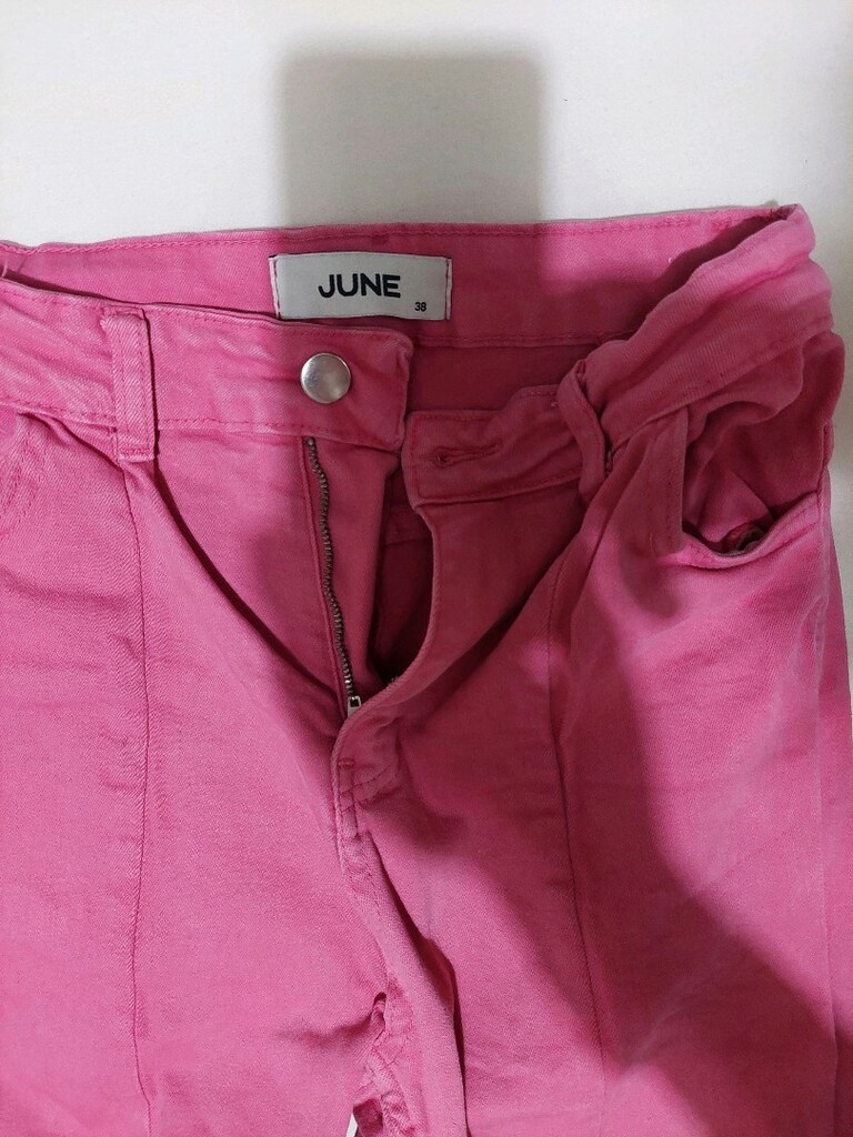 Pembe Yırtmaçlı Pantolon - 2