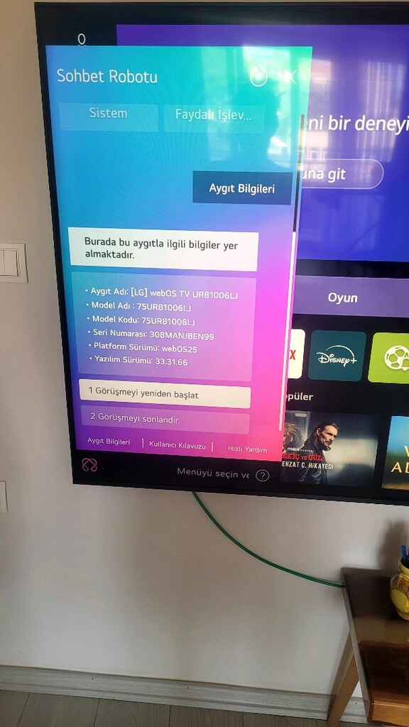 Lg 75 inch Televizyon - 3
