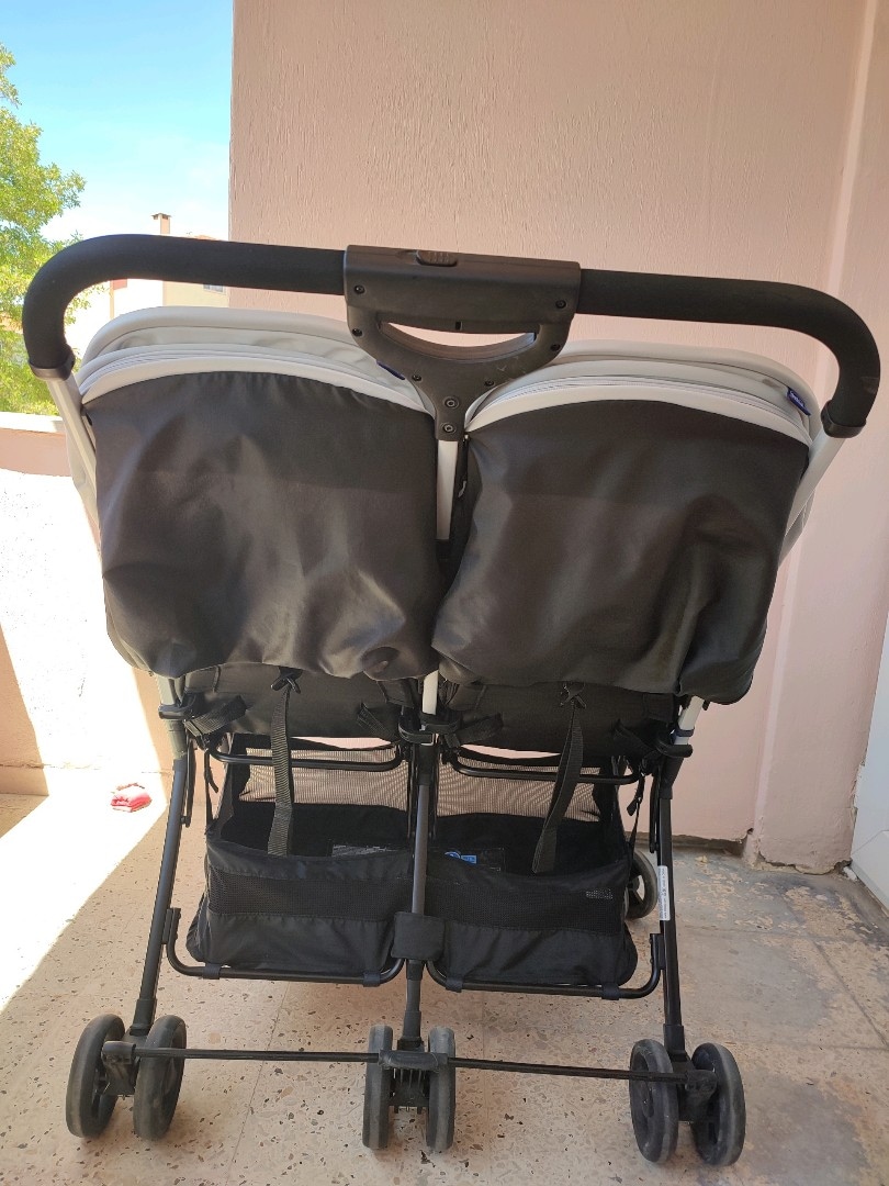 Tertemiz Kullanılmış Chicco Ohlala 2 Twin İkiz Bebek Arabası - 4