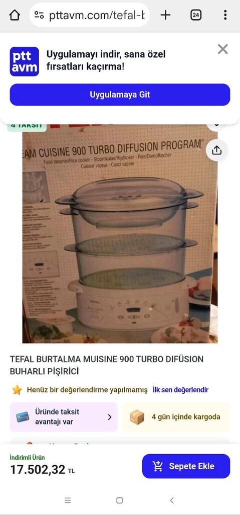 Tefal Marka 3 bölümlü pişerme aleti(Açıklamayı okuyunuz) - 4