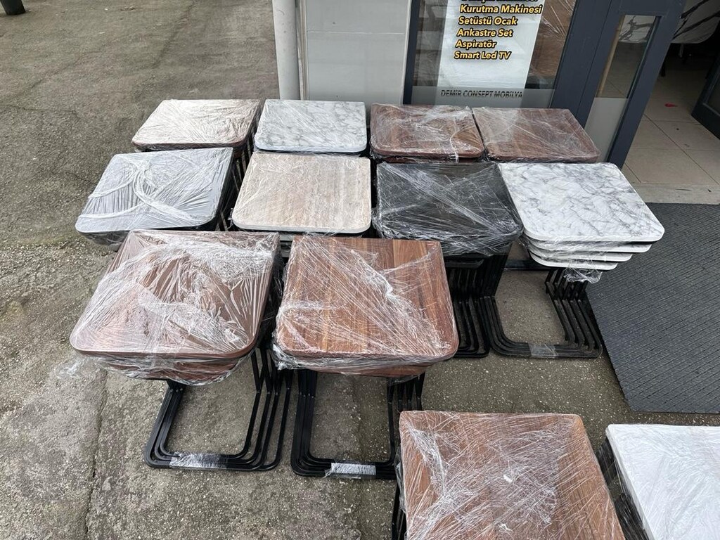 Full MDF dörtlü zigon sehpa takımı - 2
