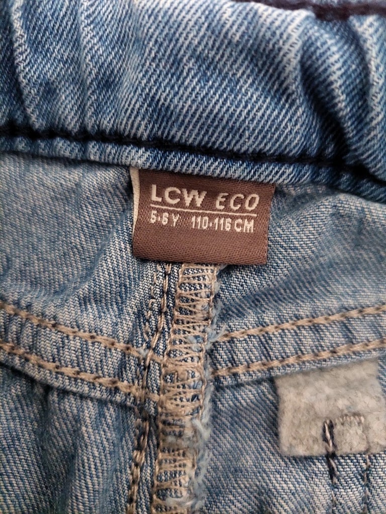 LCW kız çocuk ince kumaş Jean pantolon - 7