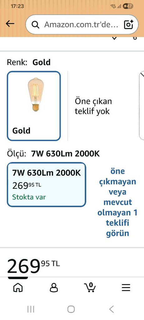 6 ampülü Avize - 11