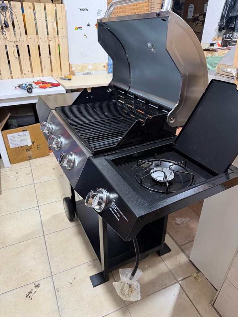 Shinerich Gazlı Premium Barbekü Izgara 3+1 Brülörlü (SRGG30004) - 4