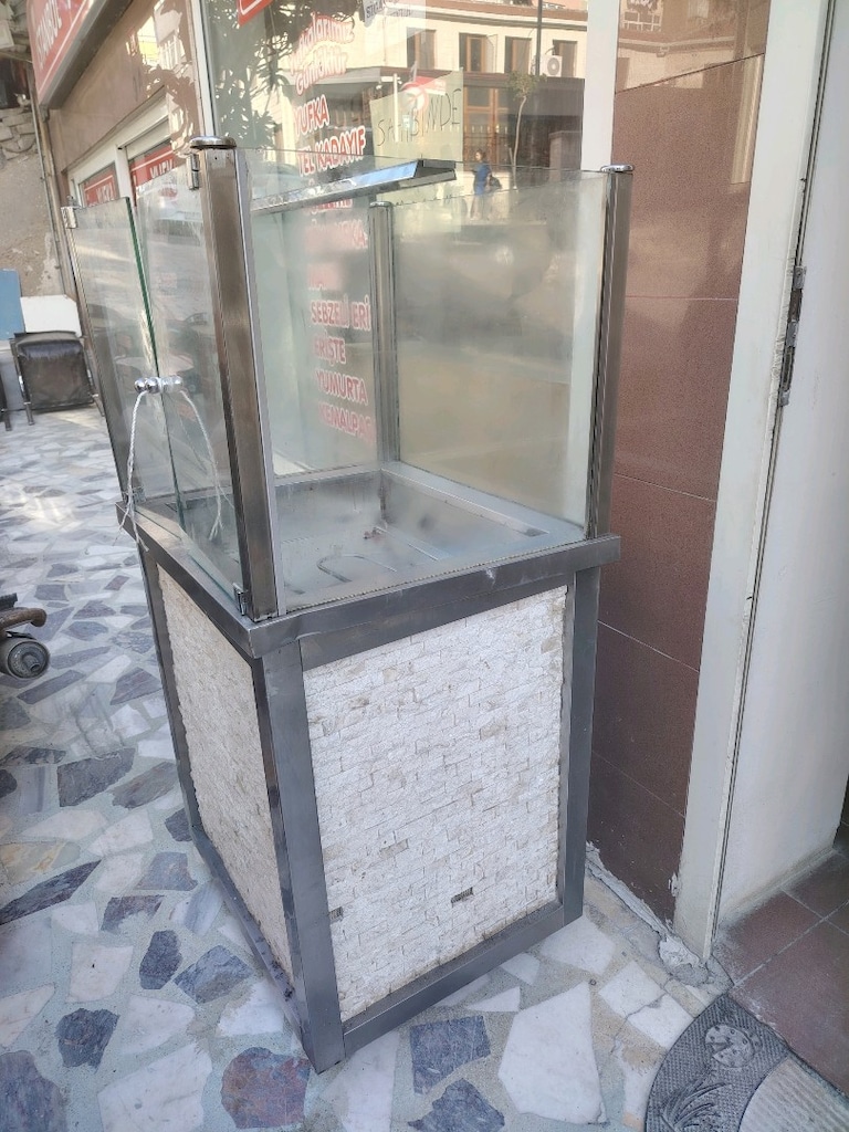 satılık pilav arabası vitrinli dolap - 3