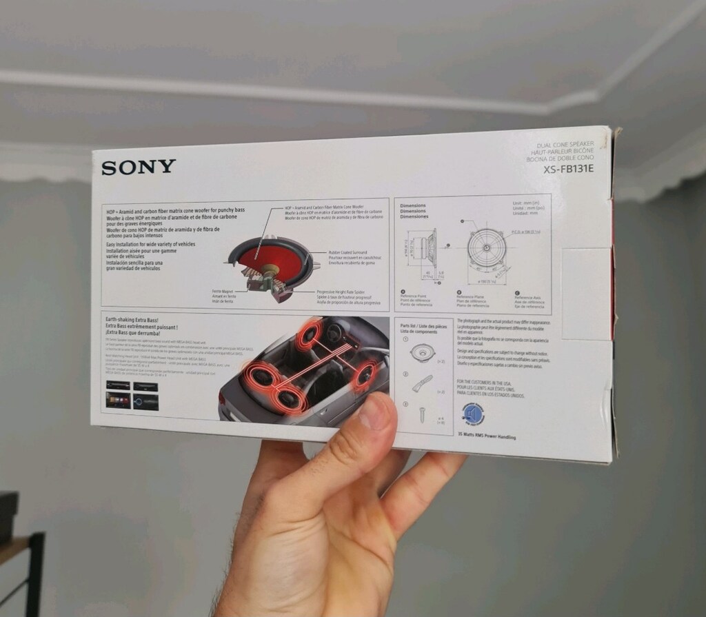 Sony 13 CM Sıfır Oto Hopalör - 7
