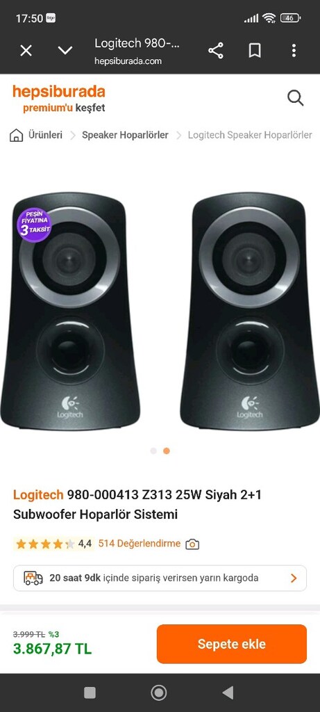 Logitech ses sistemi bass li takas var - 2