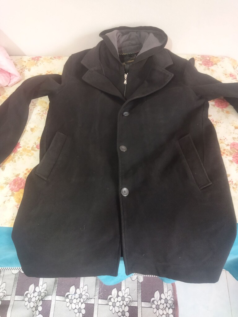 KAPÜŞONLU ERKEK UZUN PALTO & KABAN XXL - 8