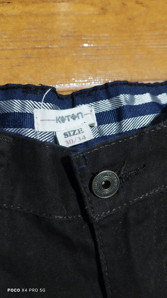 #Koton keten pantolon..Eni çekilince 40 Boy 110 Paça 16?? - 3