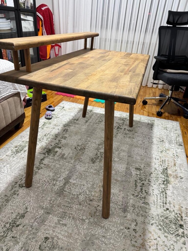 VİVENSE DEMANCA MASİF ÇALIŞMA MASASI 120X60 CEVİZ