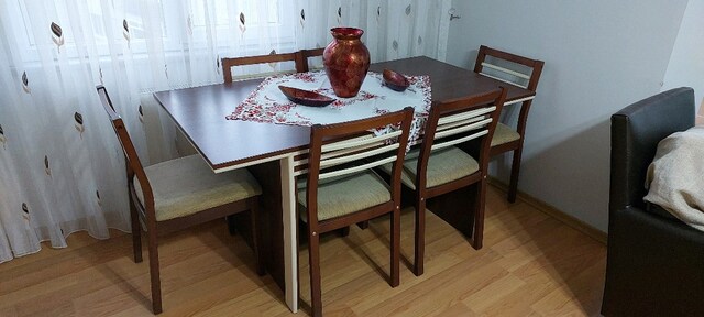 6 Kişilik Salon Yemek Masası Takımı