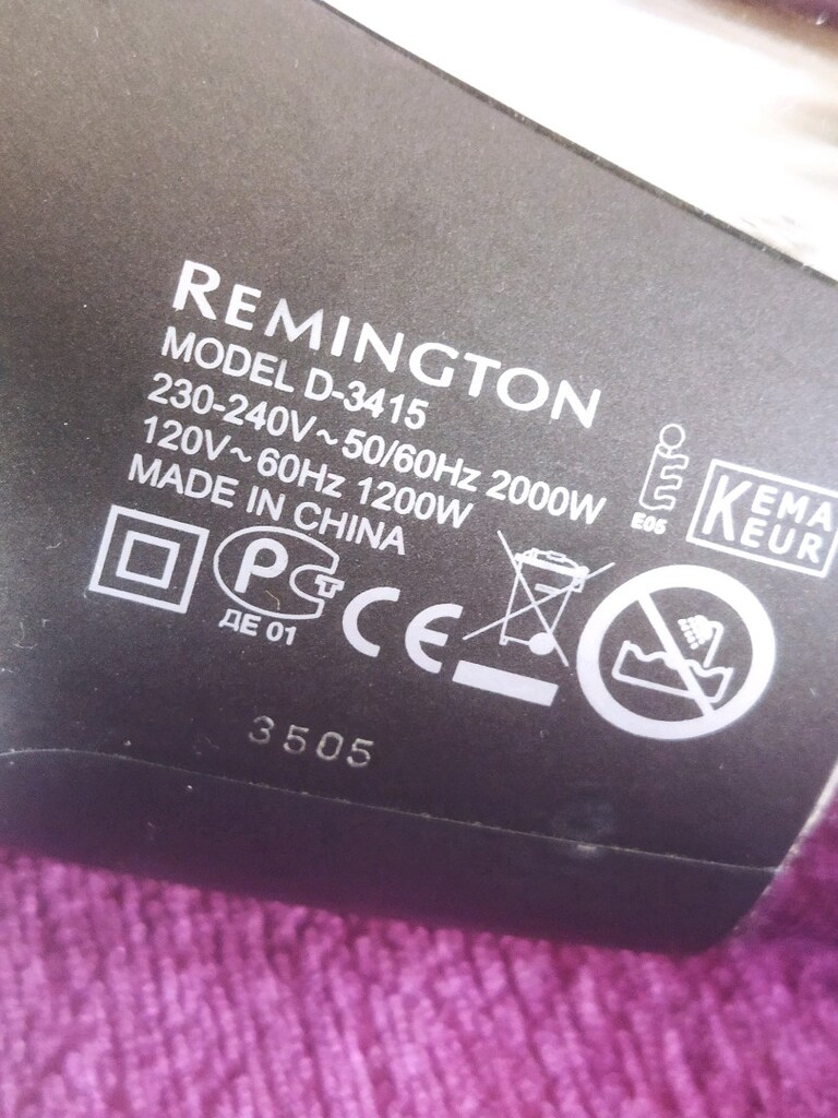 katlanır kulplu saç kurutma makinesi remington - 3