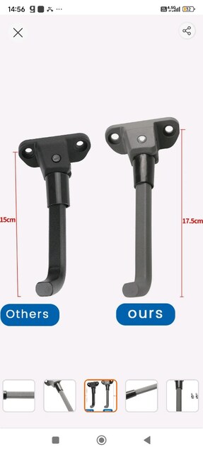 Ninebot Max G30 Elektrikli Scooter Ayak Desteği 18 cm